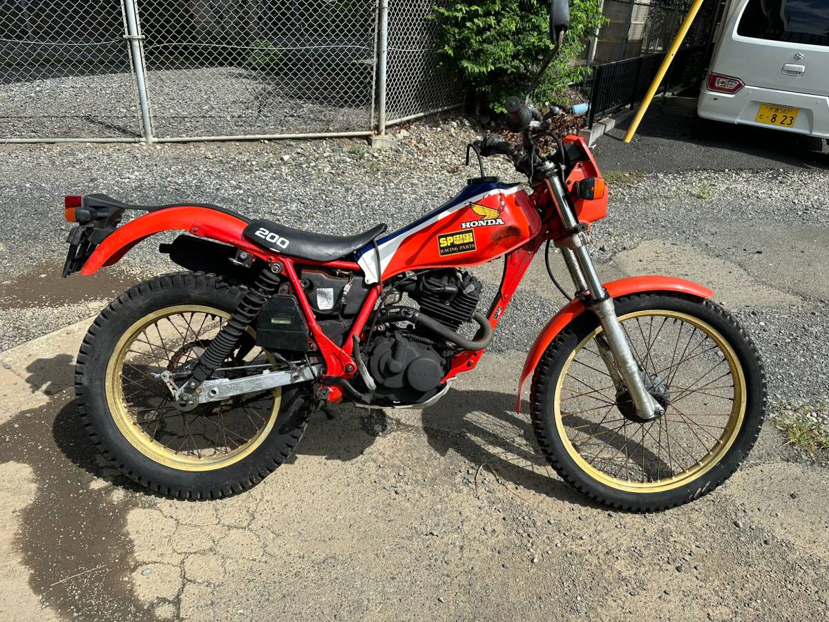 MD09 TLR200 ホンダ HONDA 公式通販 エンジン☆ 実働 ☆中古 エンジン 