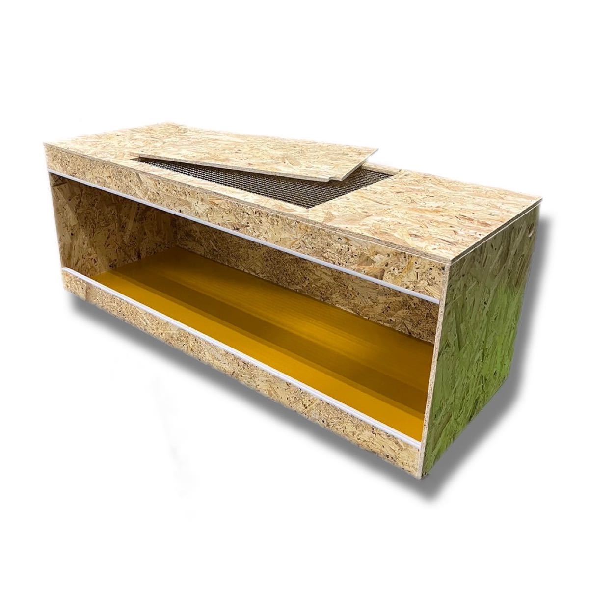 爬虫類ケージ 1200×450×450 OSB OSB 爬虫類ケージ 1200×450×450