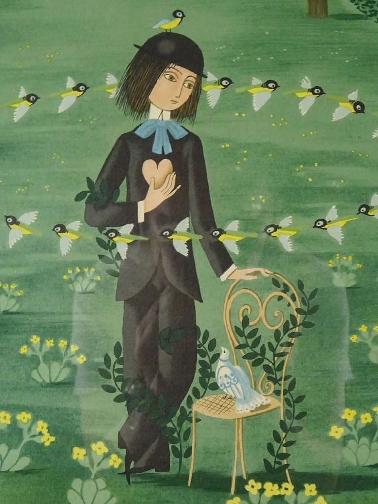 レイモン・ペイネ 16□額装 レイモン・ペイネ 『春の訪れ』 リトグラフ