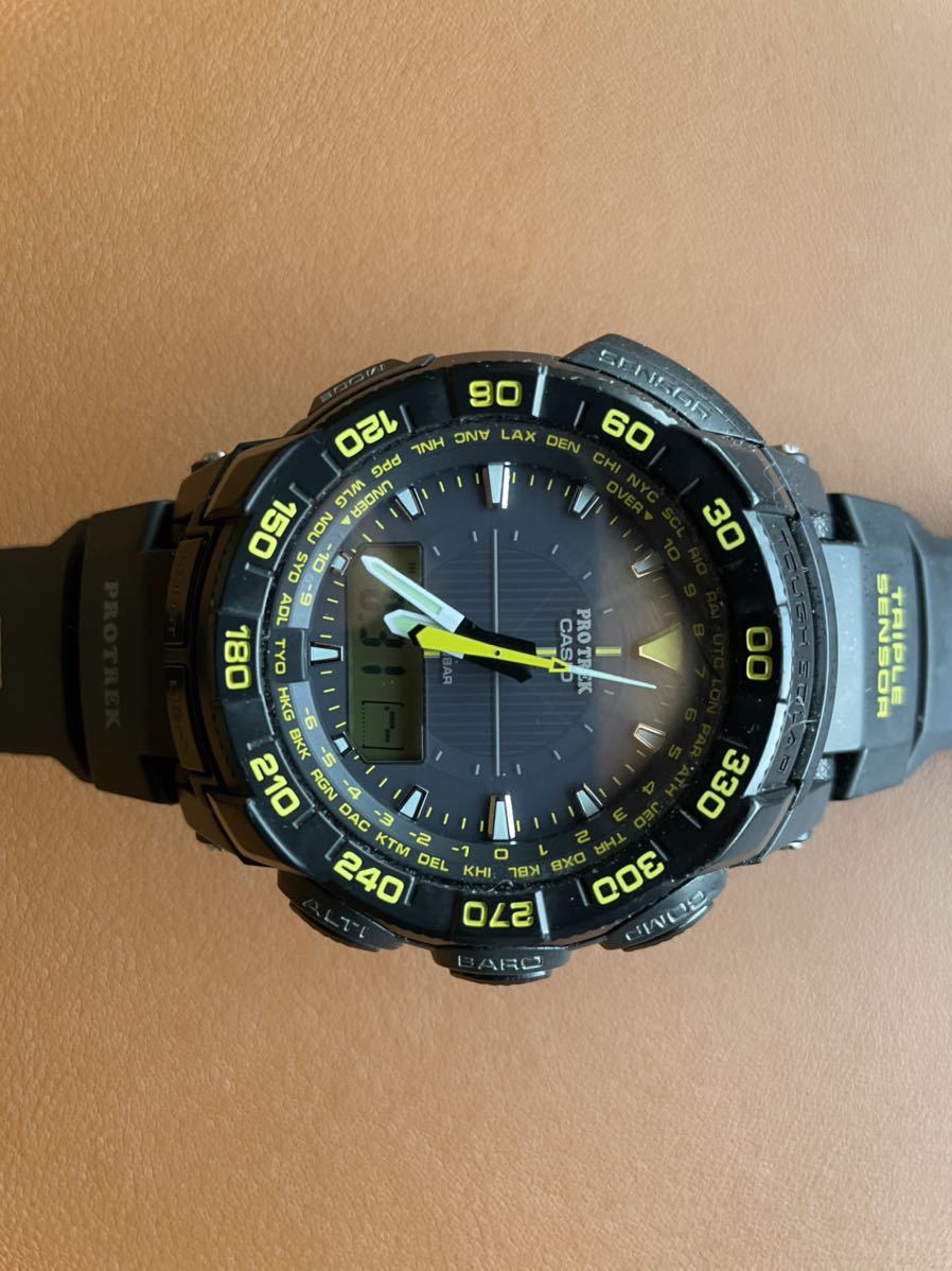 CASIO プロトレック タフソーラー PRG550 CASIO プロトレック PRO PRG