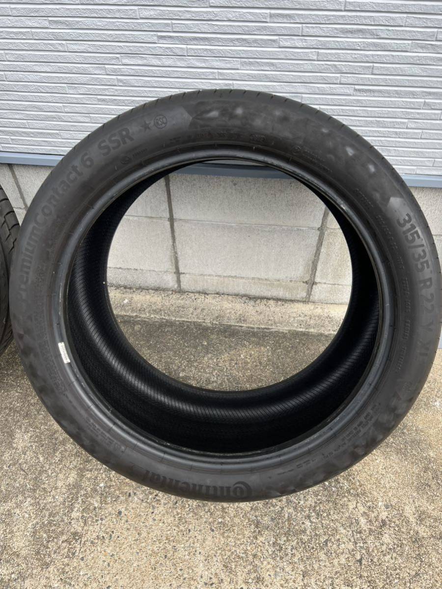 コンチネンタル CONTINENTAL PremiumContact 6 プレミアムコンタクト 6 315/35R22 2本　19年36週　中古品 | PremiumContact コンチネンタル CONTINENTAL Tyres 0