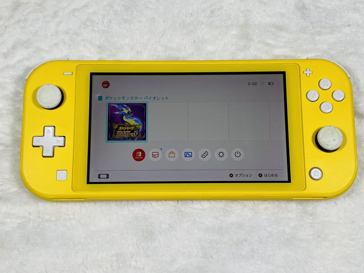 任天堂スイッチ Nintendo Switch Lite ライト 本体 動作確認済 イエロー HPH-001 左スティックやや不良