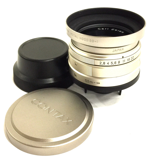 1円 CONTAX Carl Zeiss Biogon 2.8/28 T* カメラレンズ コンタックス
