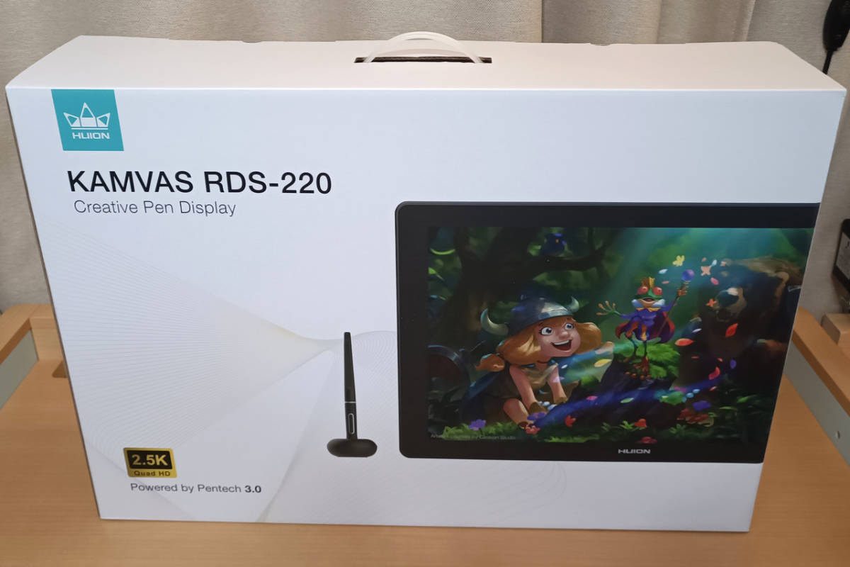 HUION 液タブ KAMVAS RDS-220 22インチ液晶ペンタブレット RDS-220