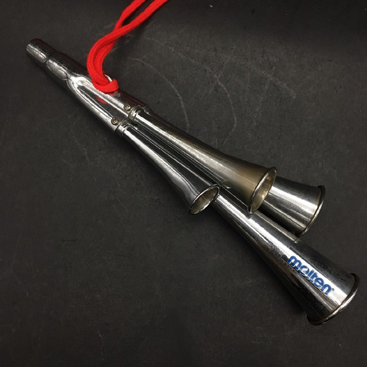 molten モルテン チアホーン スポーツ 観戦 応援 笛 ラッパ 中古