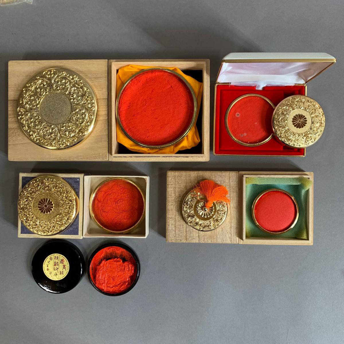 z*a様 ジャンク品 印泥 朱票印泥 中国 書道 篆刻 朱肉 書道具 書画 z*a