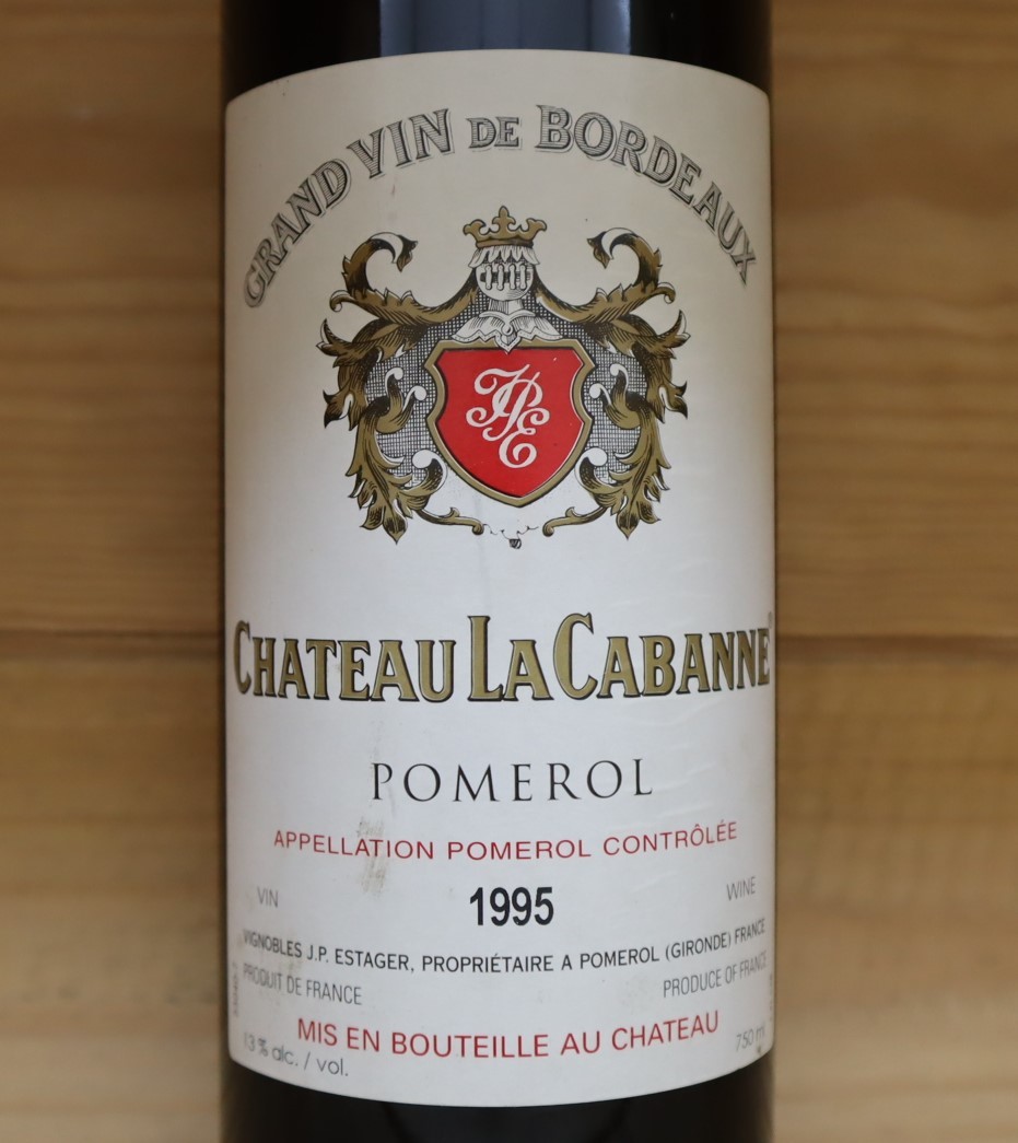 1995年　シャトー・ラ・カバンヌ　15度のセラーで保管　輸入元　ピロート・ジャパン