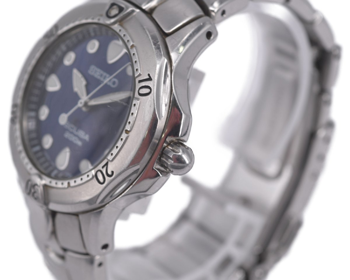 SEIKO】セイコー スキューバ SCUBA 200m 7N35-6A80 ブルー文字盤 純正 