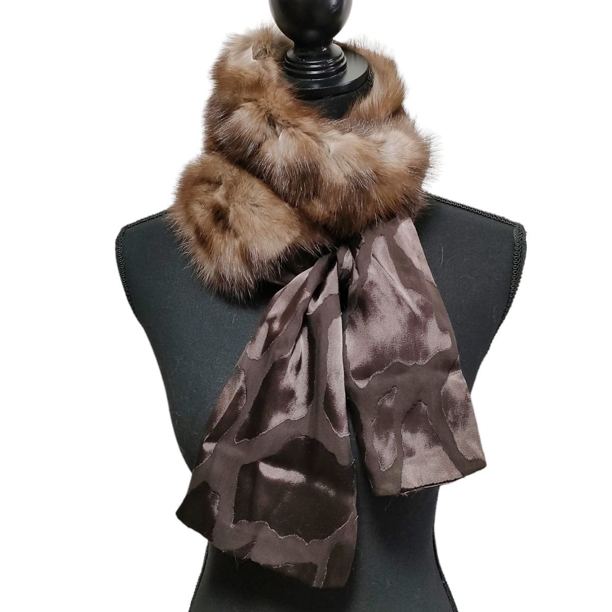 美品 Fur nakamura ナカムラファー ロシアンセーブルファー キャンディ 