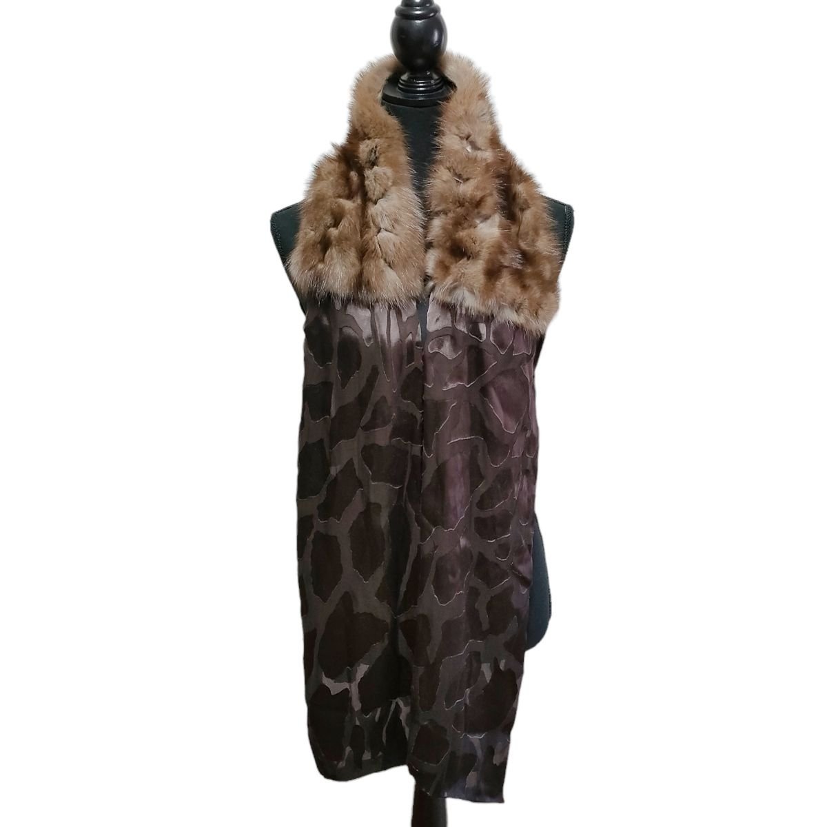 美品 Fur nakamura ナカムラファー ロシアンセーブルファー キャンディ 