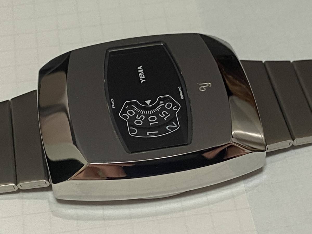 希少 付属品完備 極品 YEMA イエマ ディジディスク 自動巻 