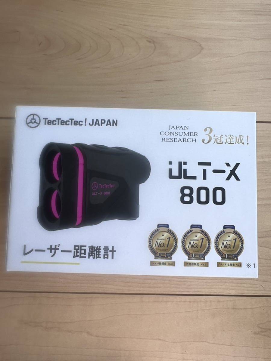 TecTecTec ゴルフ用レーザー距離計 ULT-X800 限定カラー ブラック 