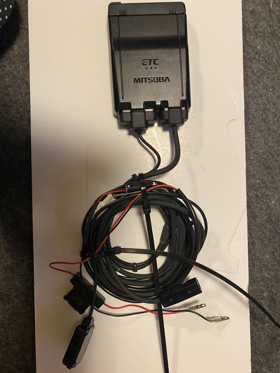 二輪ETC☆MITSUBA MSC-BE61W☆アンテナ インジケーター別体型☆ミツバ