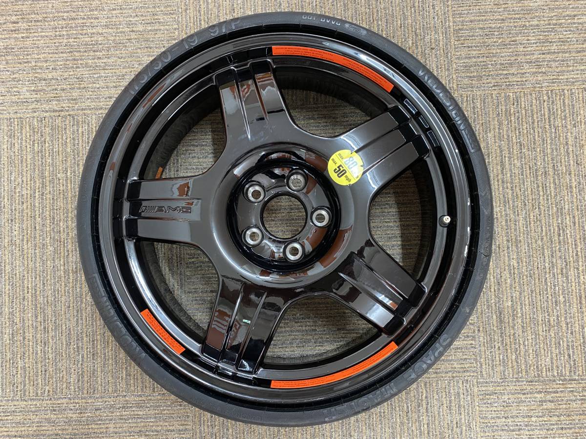 良品！メルセデスAMG！純正スペヤタイヤ！E63！EクラスW212 (セダン/ワゴン/クーペ)！AMGロゴ付 VREDESTEIN 175/50-19 A2304012702