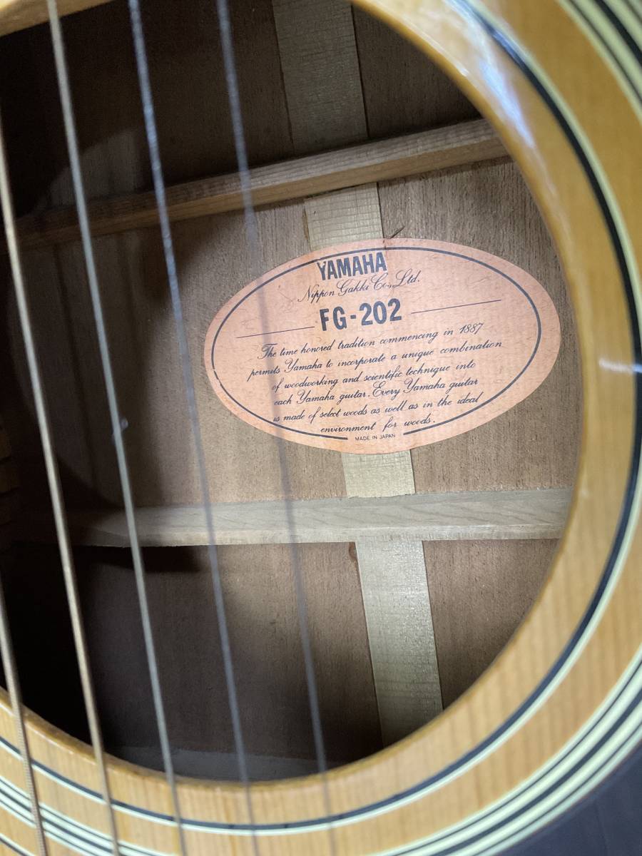 YAMAHA FG-202 日本製 アコースティックギター中古 FG-202