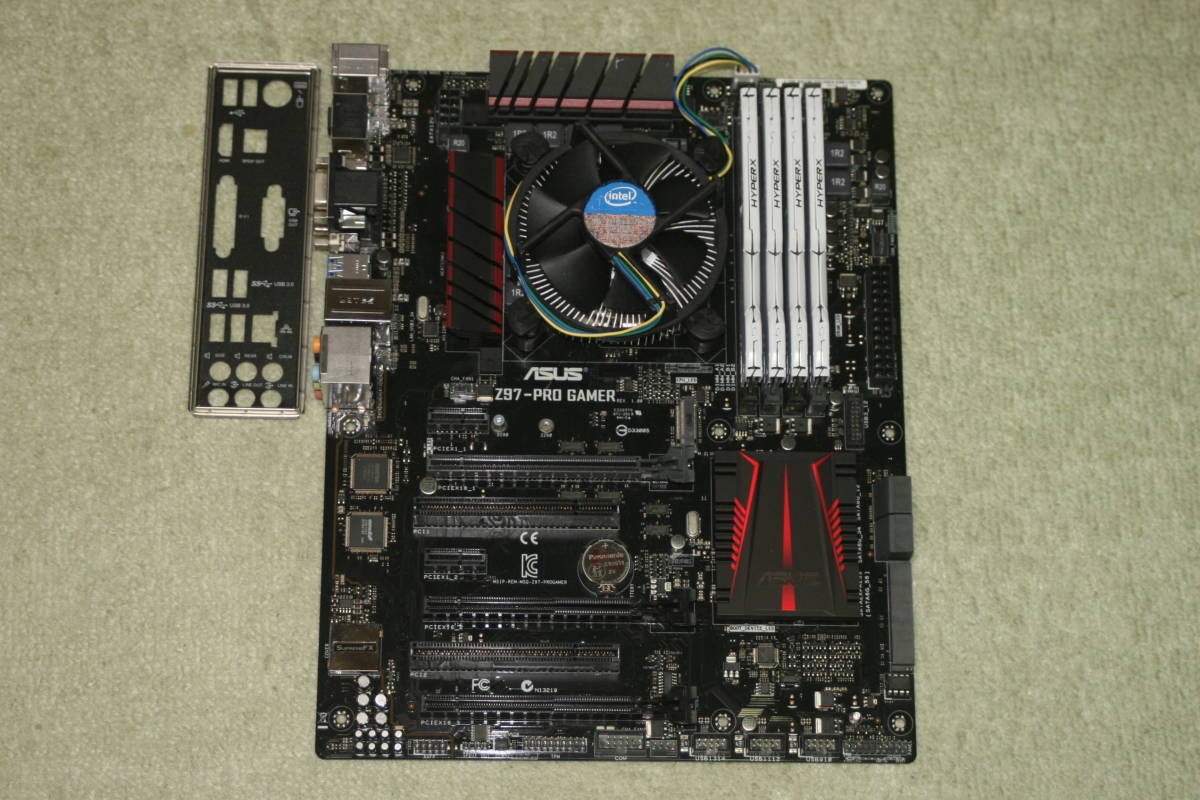 i7-4790k ASUS Z97-PRO コンピュータメモリ4GB×4個 PCパーツ i7 4790K