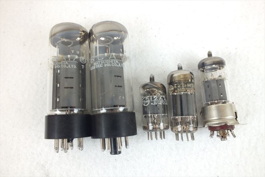 ☆ National ナショナル 6CA7 12BH7A 12AX 真空管 中古 現状品