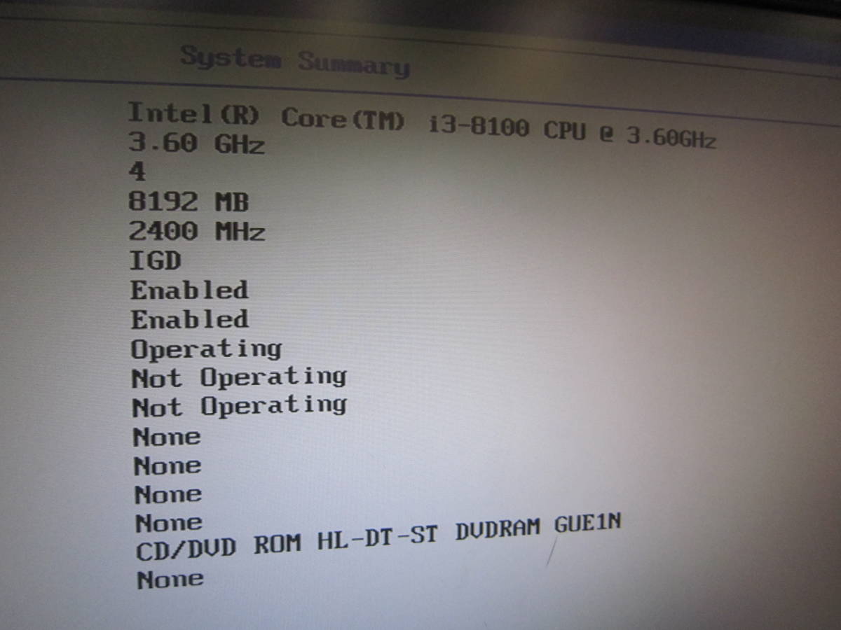 6651☆CPU Intel CPU Corei3-8100 3.60GHZ SR3N5 動作品 Intel Core i3