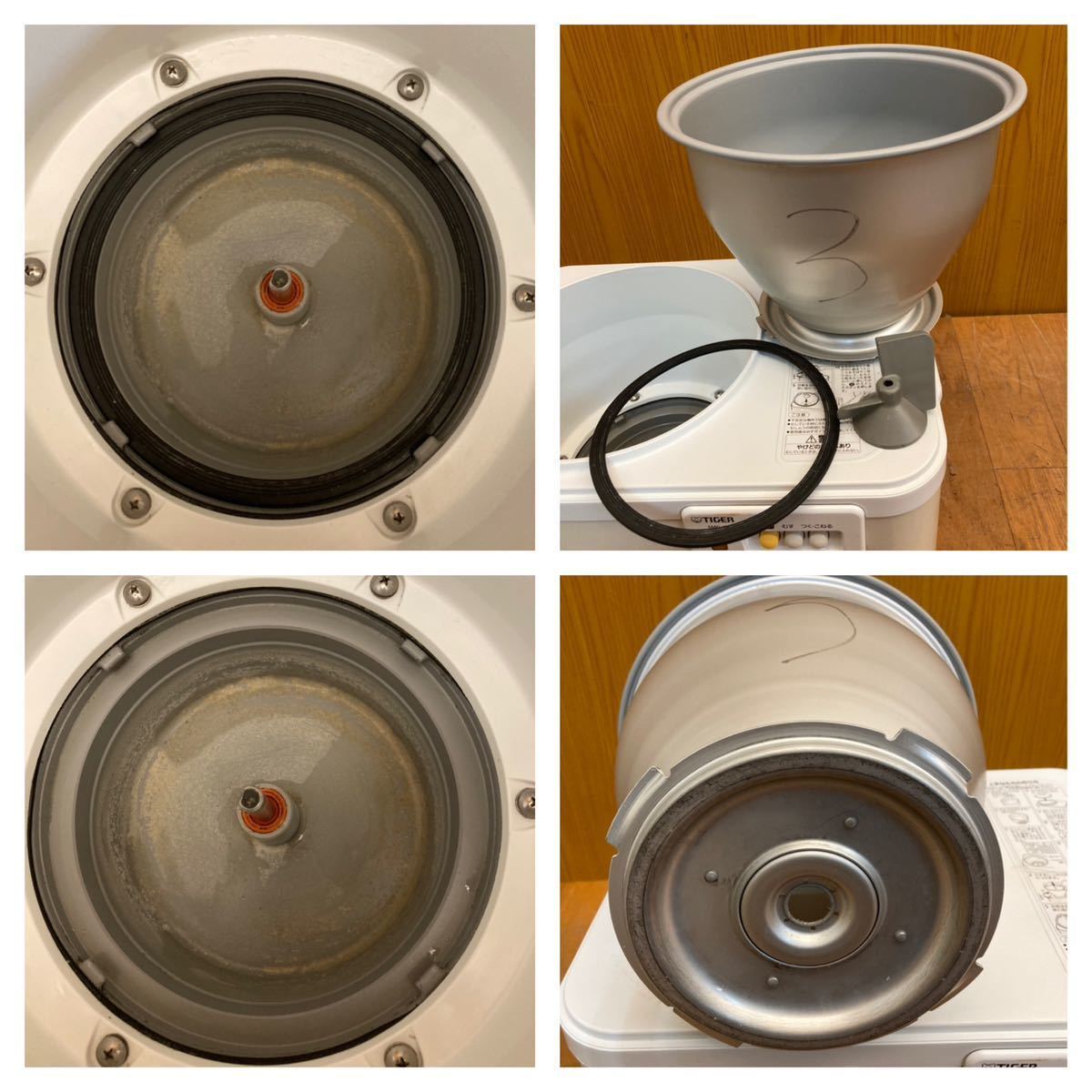 ★2021年製★動作品★TIGER 餅つき機 3.6L 2升用　力じまん　SMG-A360 WL 「むす・つく・こねる」1台3役 タイガー 大容量 もち ★SR(M468)