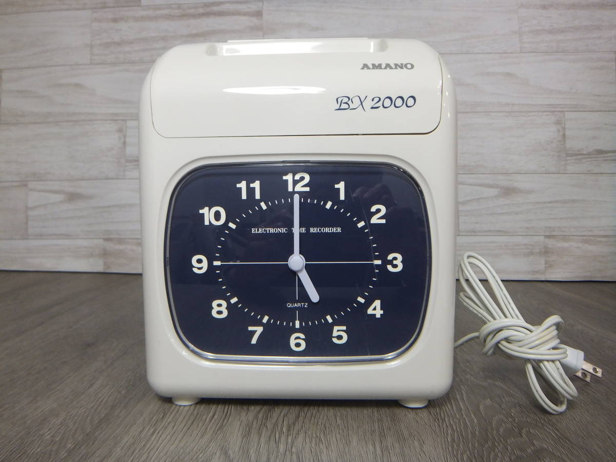 アマノ タイムレコーダー BX2000J BX2000 BX2000Jの通販｜タイム 