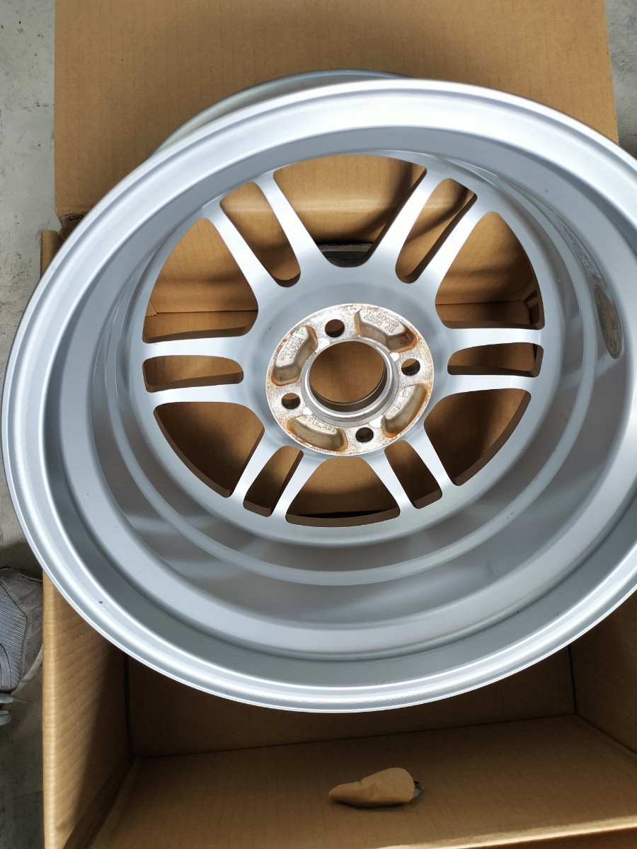 Enkei RPF1 Lightweight Alloy Wheel - 16x7 ET35 4x100 F1 Silver 
