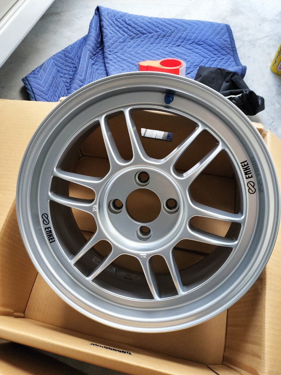 Enkei RPF1 Lightweight Alloy Wheel - 16x7 ET35 4x100 F1 Silver 