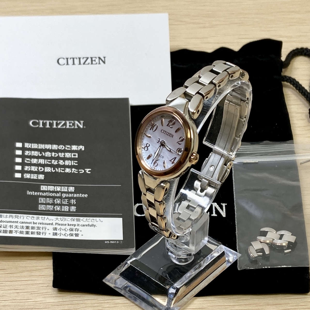 稼働品】CITIZEN EXCEED ES8044-53W 腕時計 / シチズン エクシード 