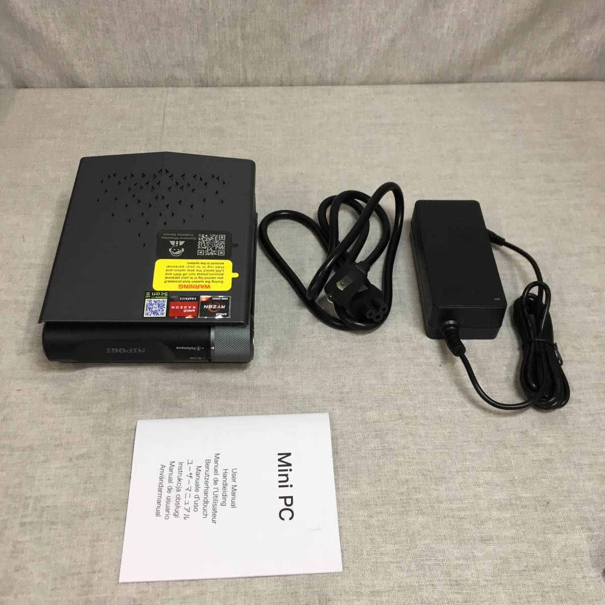 NiPoGi AMR5 ミニpc amd Ryzen 5 5600U 16GB 512GB Win11 Pro 