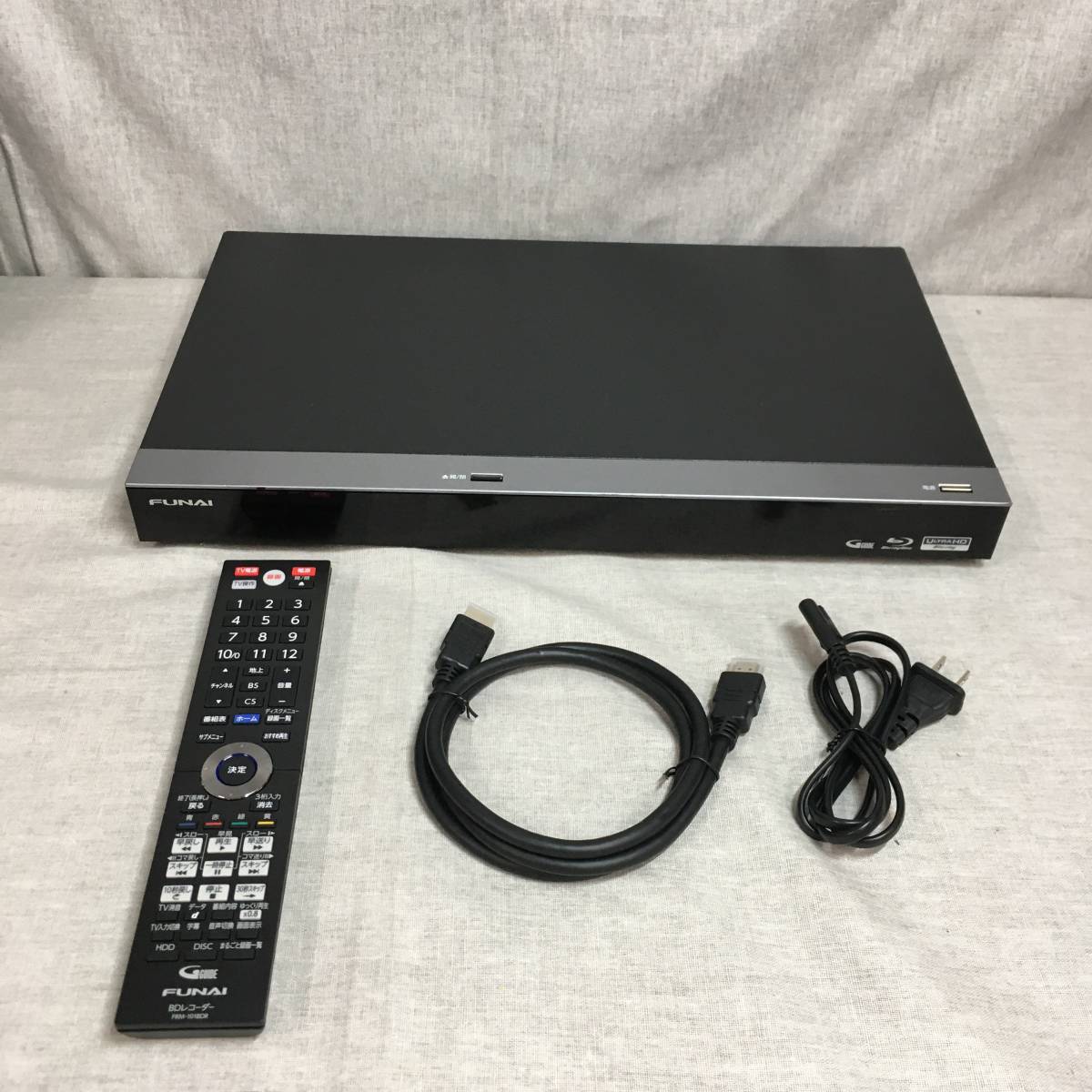  現状品 フナイ ブルーレイレコーダー 3TB 3番組同時録画 HDD 3チューナー搭載 Ultra HD対応 FBR-UT3000(ブルーレイレコーダー)｜売買されたオークション情報、yahooの商品情報をアーカイブ公開 - オ その他