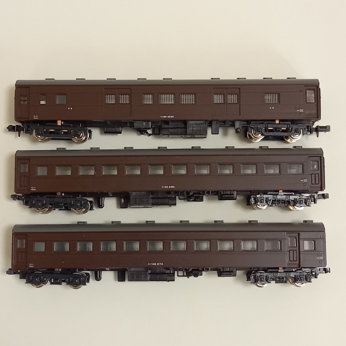 KATO 旧客車 3両 スハフ42 スハ43 オハ47（旧製品） KATO カトー N