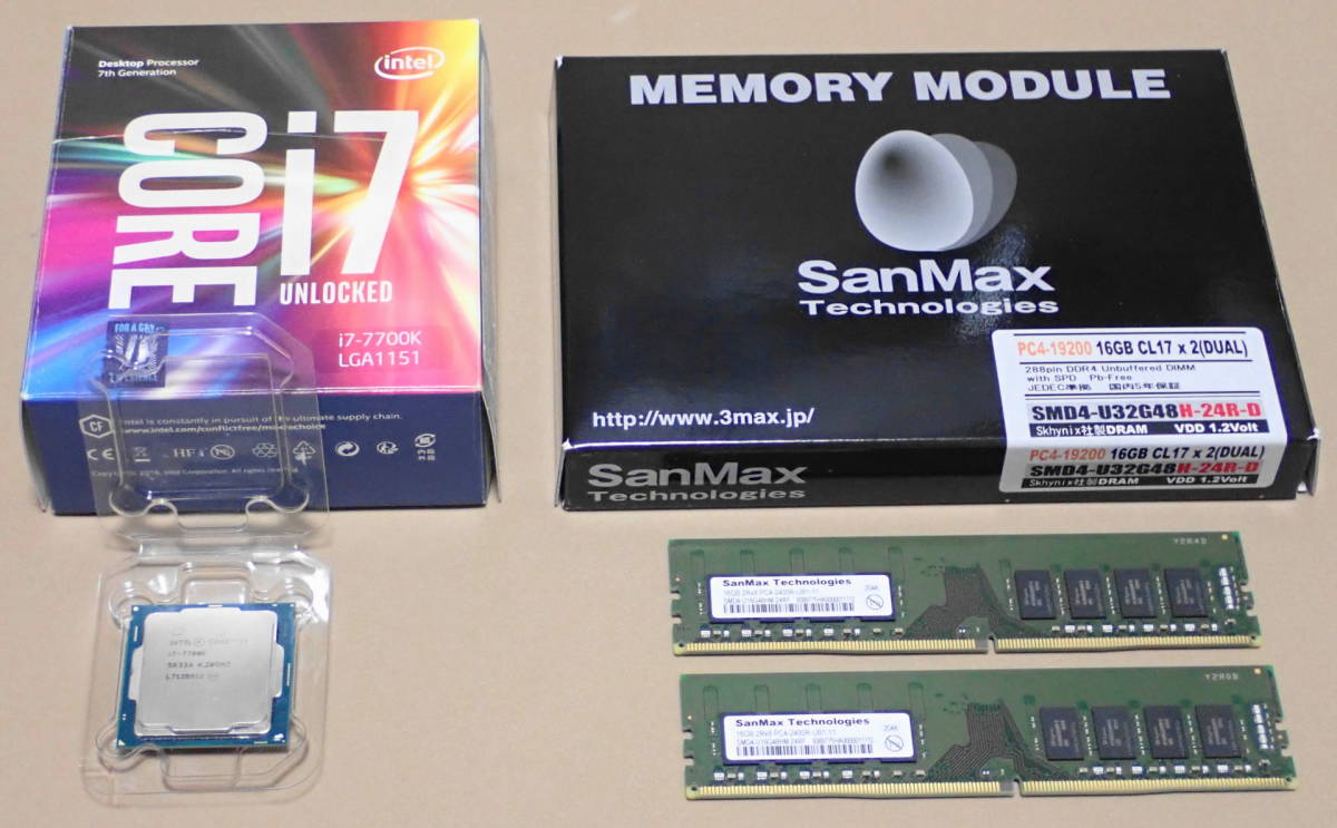 正規品，人気SALE】 [中古](CPU，メモリ，マザーボードセット) CORE i7