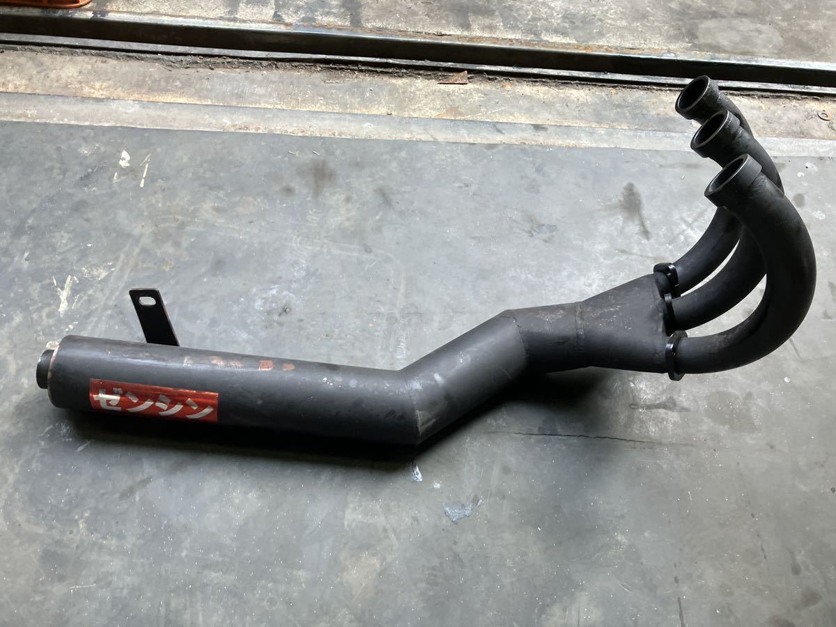 350ss 250ss kh250 ゼンシン集合チャンバー(マフラー本体（社外