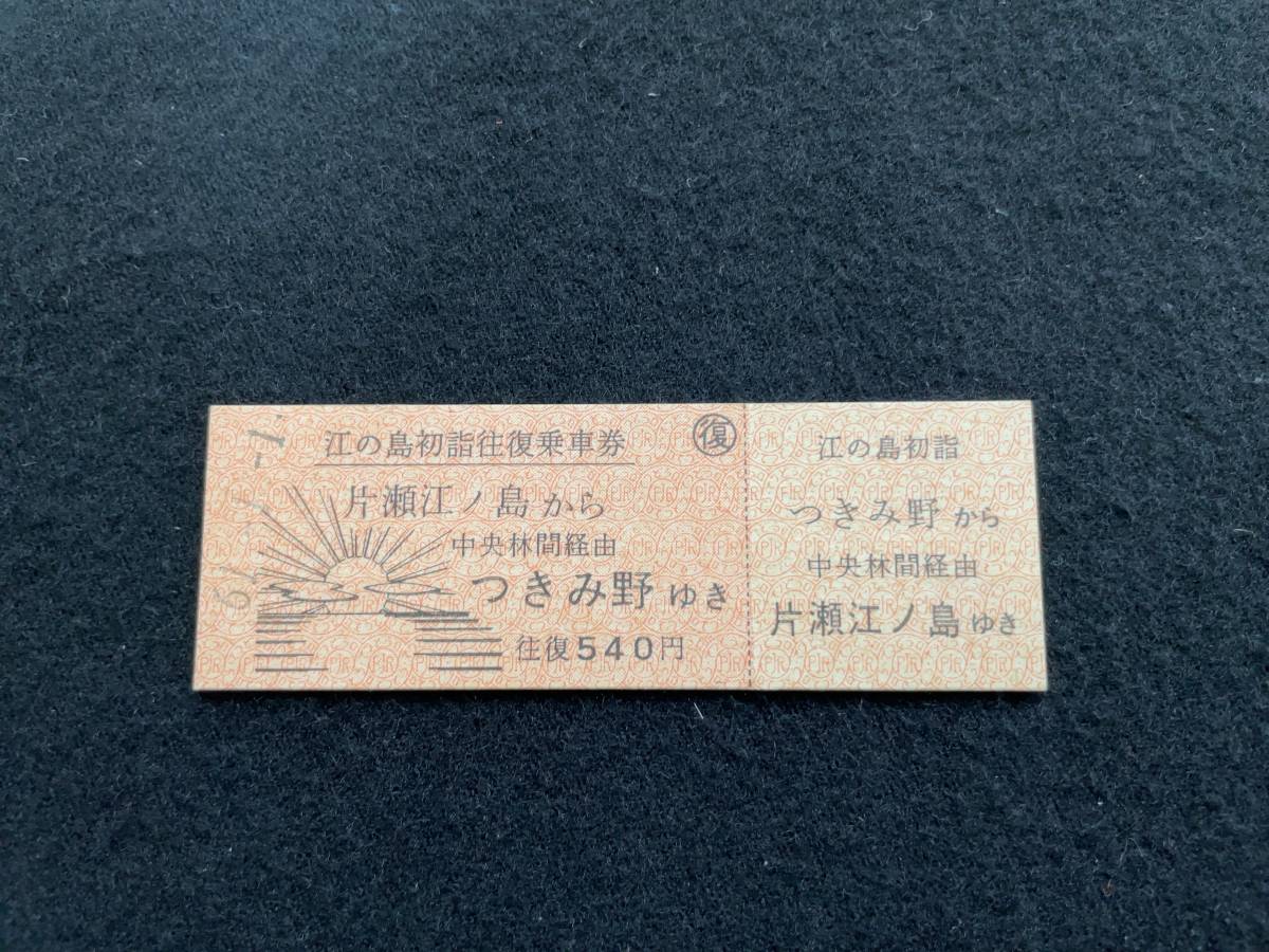 S428 東京急行電鉄 江ノ島初詣往復乗車券