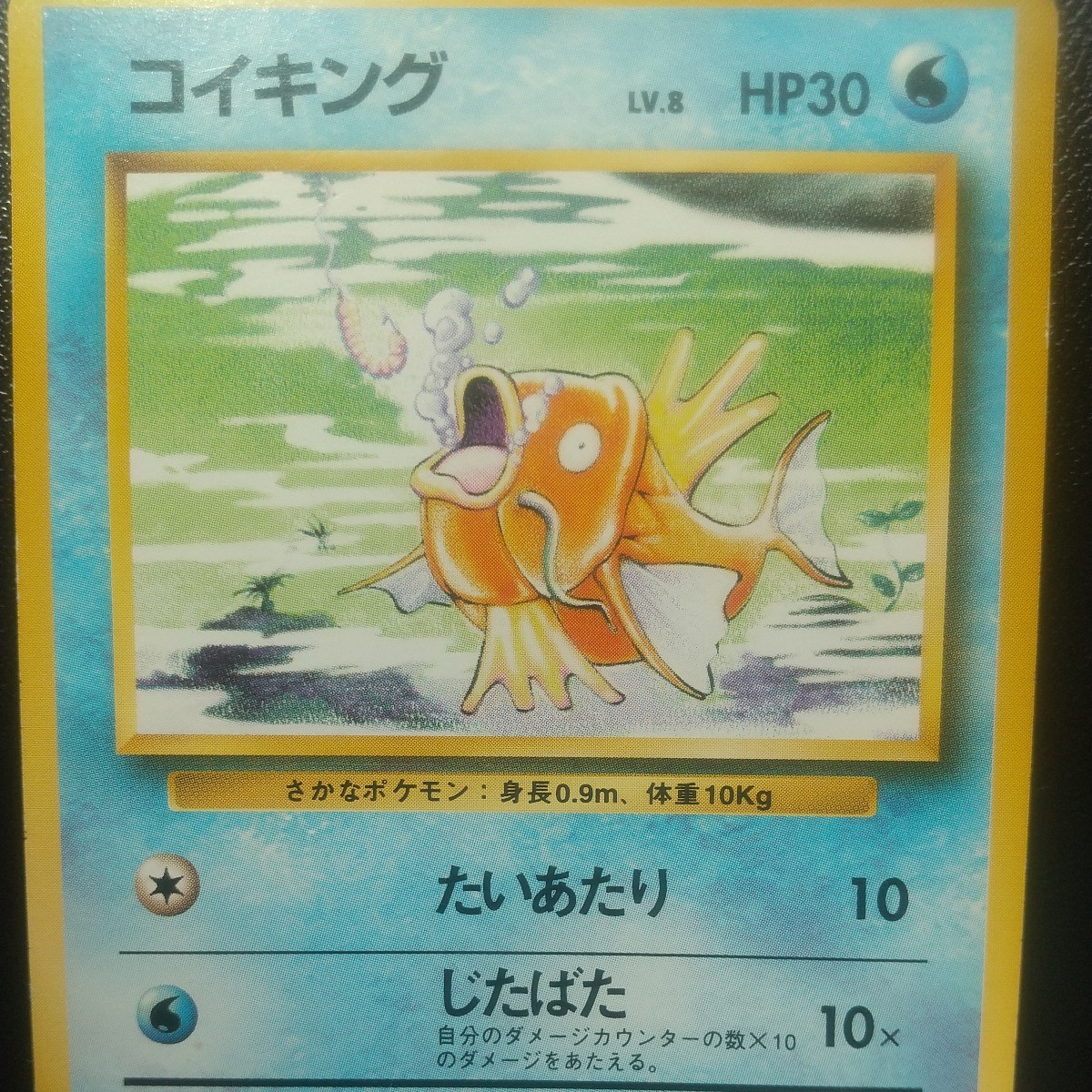 1円 美品 ポケモンカード 旧裏面 旧裏 コイキング LV.8 たいあたり