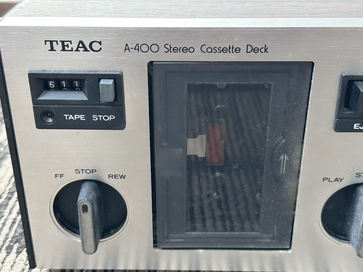 A-400 ティアック - Yahoo!オークション TEAC カセットデッキ ステレオ 