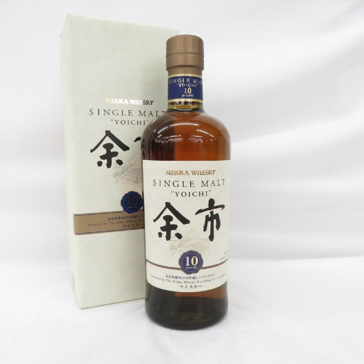 余市 シングルモルト 10年 ニッカ 700ml 旧ラベル ウイスキー 45% 45度 