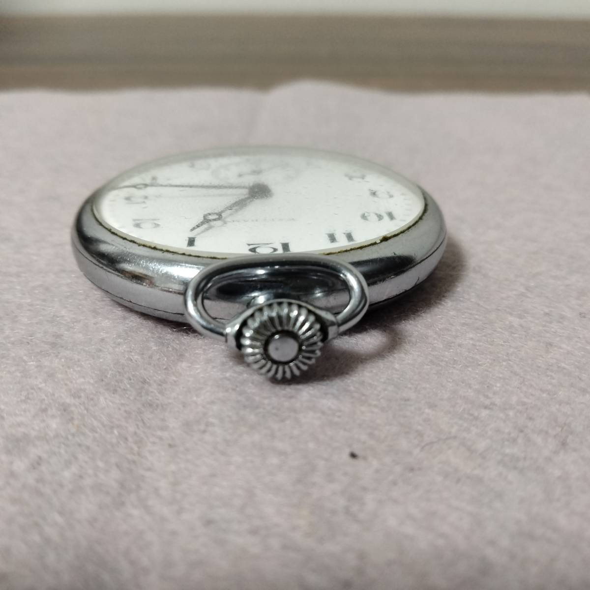 ウォルサム 懐中時計 手巻き シルバー WALTHAM 稼働品 シルバー⁄銀色系 
