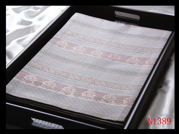 【N1389】厳選美品　横段名物裂紋　絹鼠色地　気品豊かに　正絹六通高級美術京袋帯　◇検◇簪着物袋帯名古屋帯帯締め