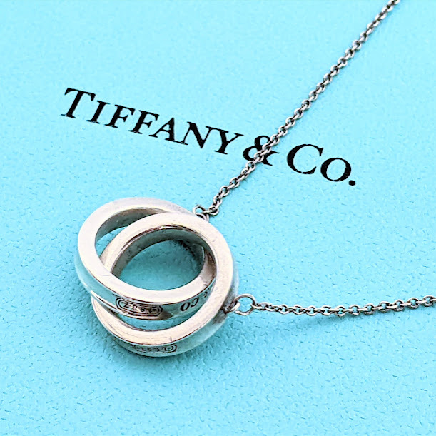 15993】美品！Tiffany＆Co ティファニー インターロッキング サークル 