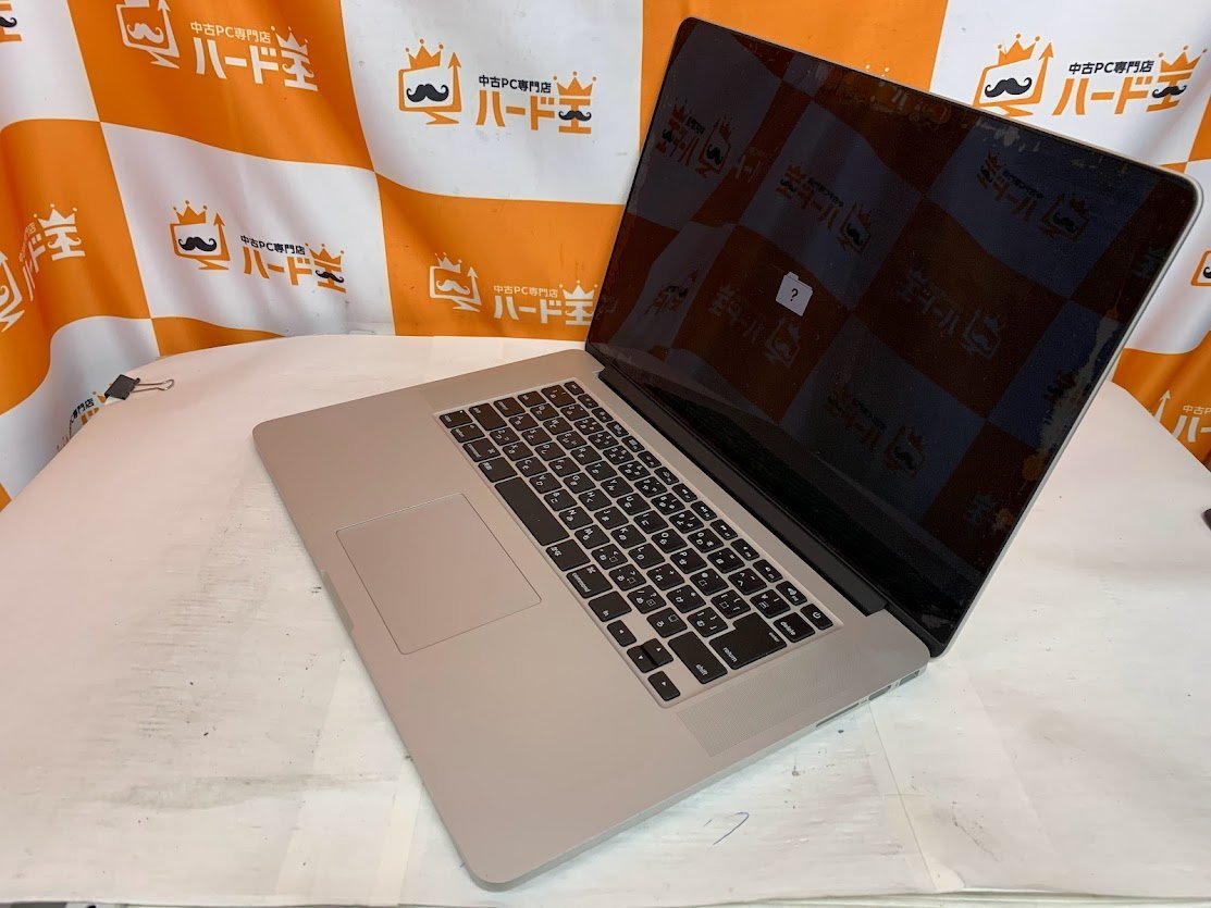 【ハード王】APPLE MacBookPro A1398 EMC2881/Corei7-4870HQ/16GB/SSD500GB/2881-G22