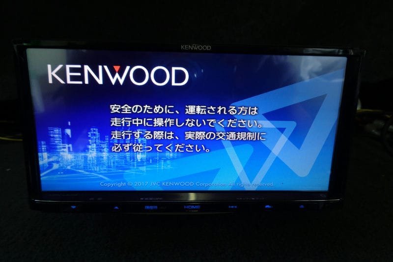 KENWOOD ケンウッド 2017年製 彩速ナビ メモリーナビ Bluetooth 対応