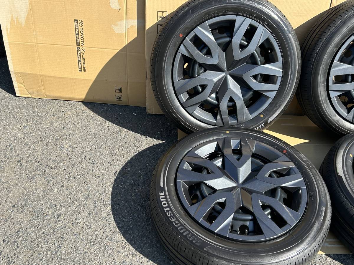 新型プリウス 60系 純正スチールホイール タイヤセット 17インチ 