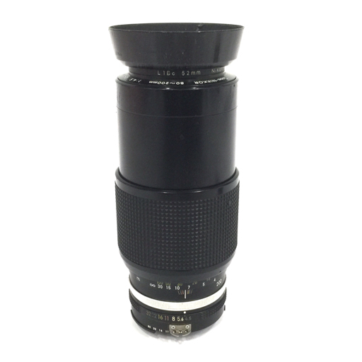 Nikon FM NIKKOR 35mm 1:2 Zoom-NIKKOR 80-200mm 1:4.5 一眼レフ フィルムカメラ ボディ レンズ 光学機器 QR092-44 35mm Nikon Lens .: ED Need