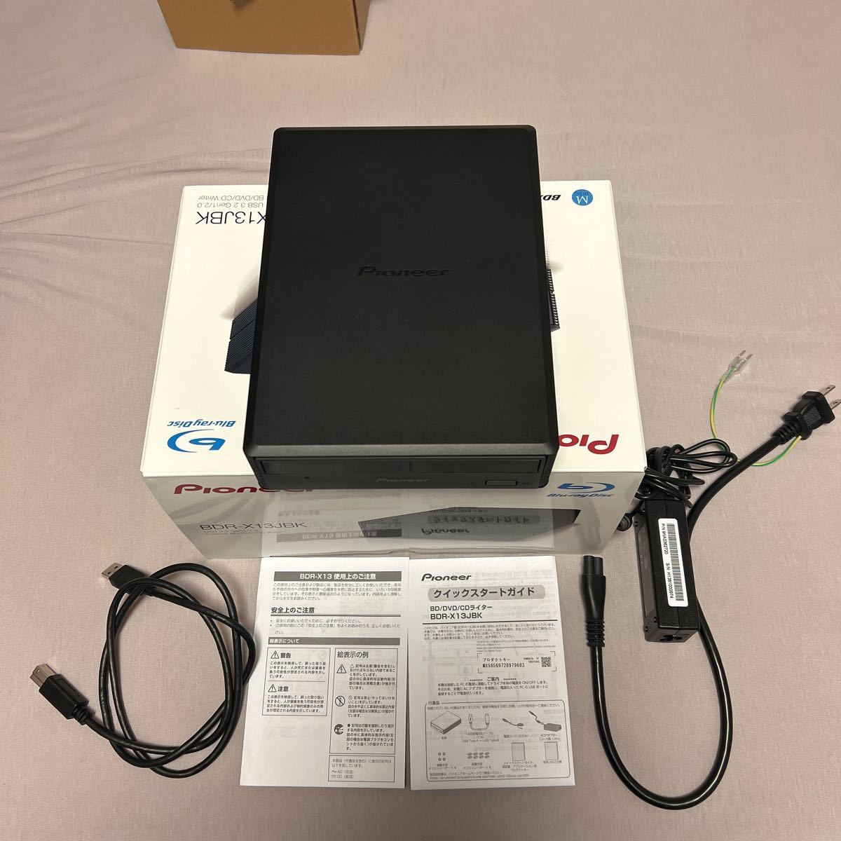 Pioneer BDR-X13JBK Pioneer | BDR-X13JBK Blu-ray M-Disc ジャンク