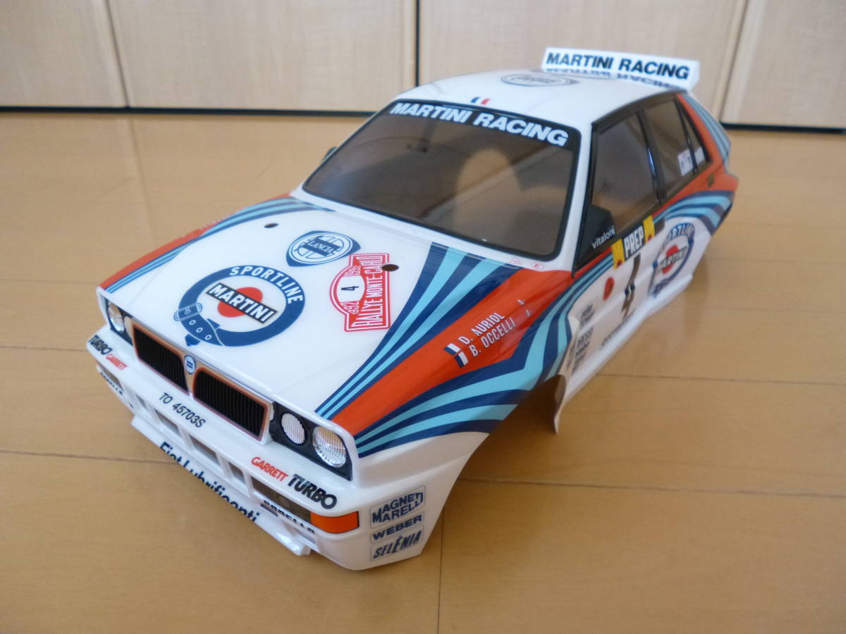新品 タミヤXB ランチアデルタ メーカー塗装済みボディ、タイヤホイールセット タミヤ XBシリーズ 1/10RC XB ランチア デルタ インテグラーレ （TT-02