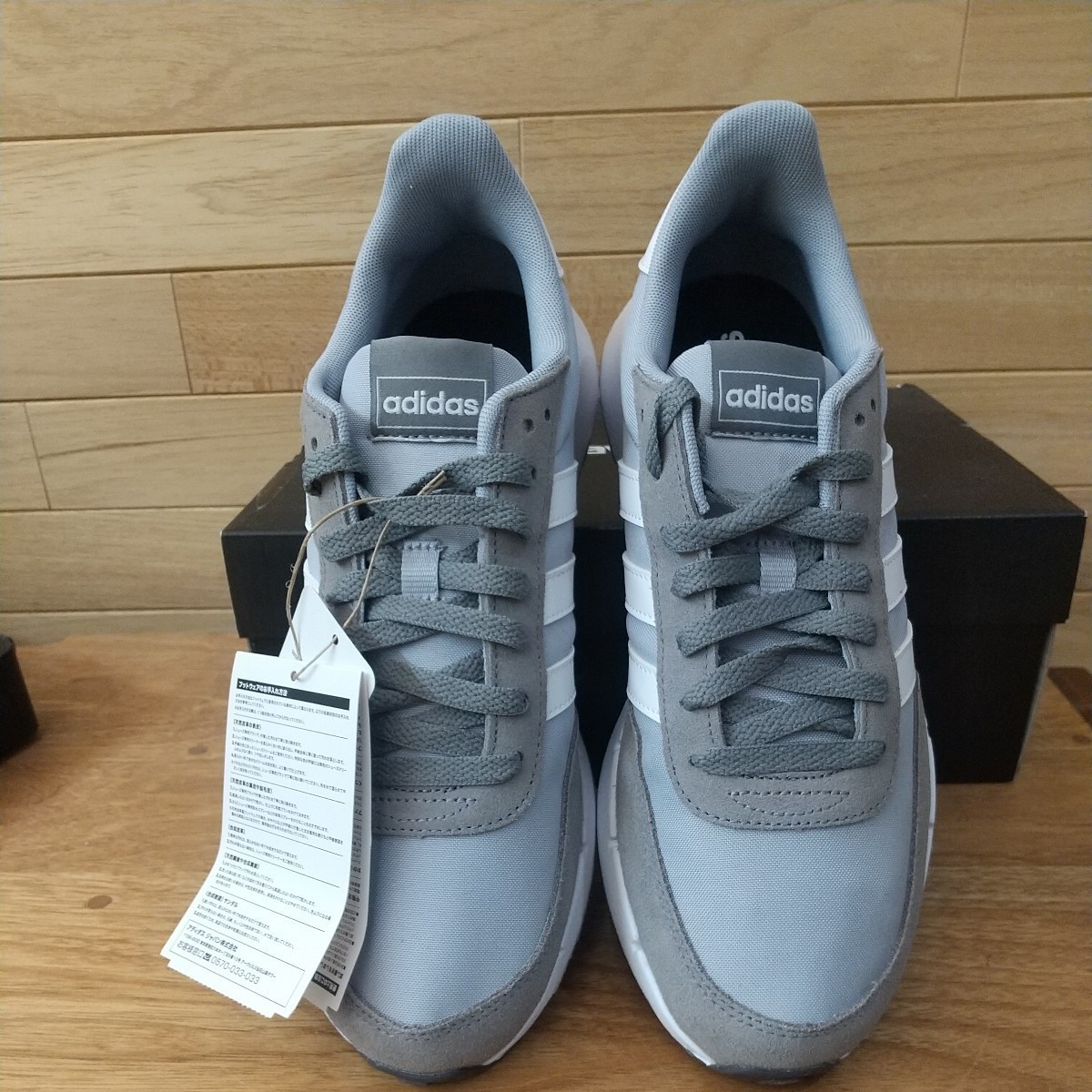 27cm 新品正規品 アディダス RUN 60s 2.0 M FY5958 メンズ ランニング スニーカー adidas シルバー グレー/ホワイト