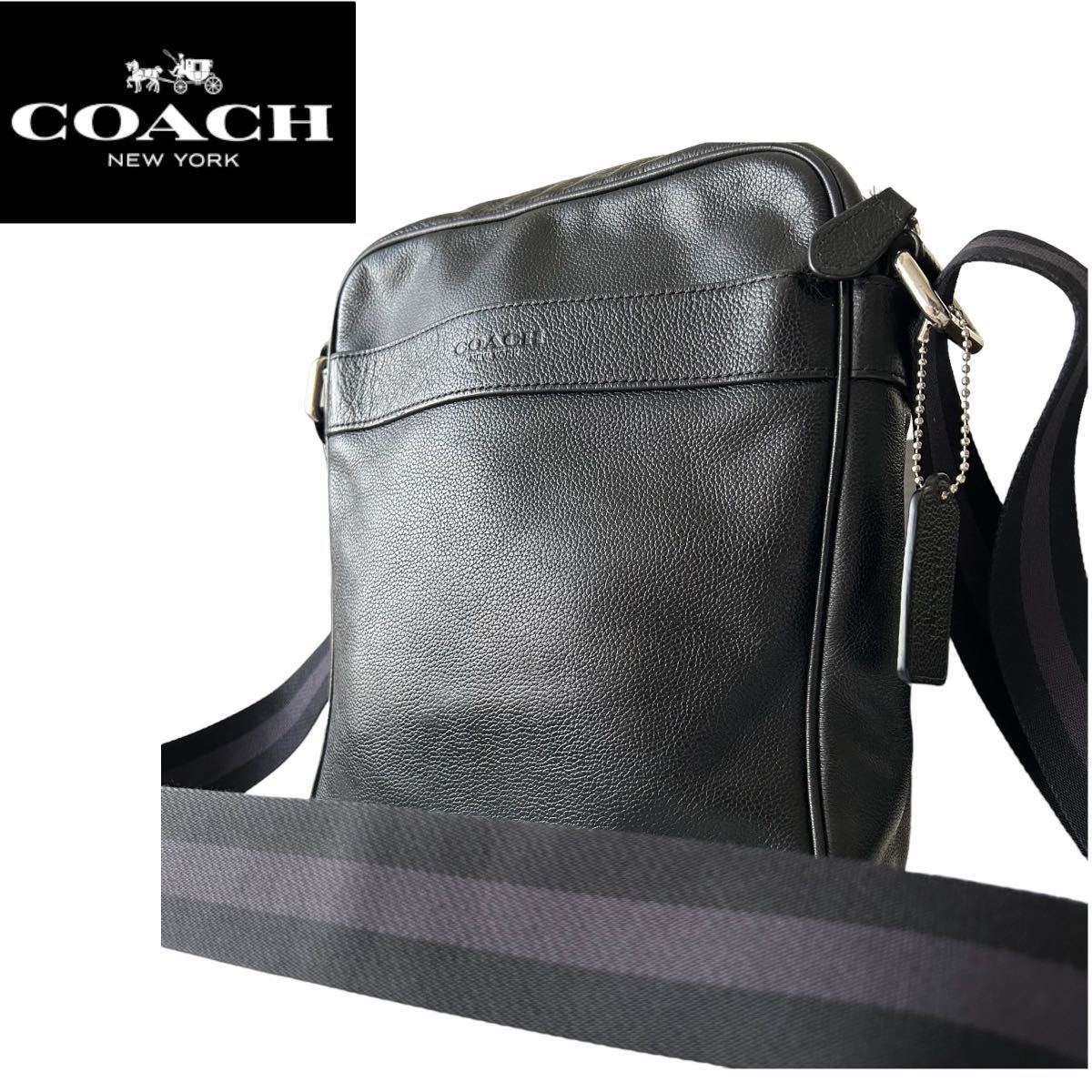 こだわりの逸品】コーチ COACH ショルダーバッグ レザー ブラック