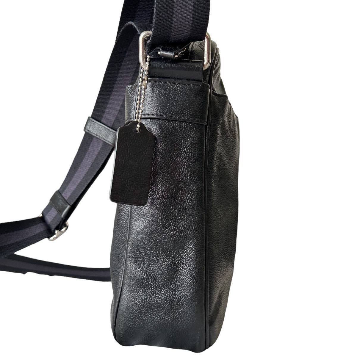 こだわりの逸品】コーチ COACH ショルダーバッグ レザー ブラック