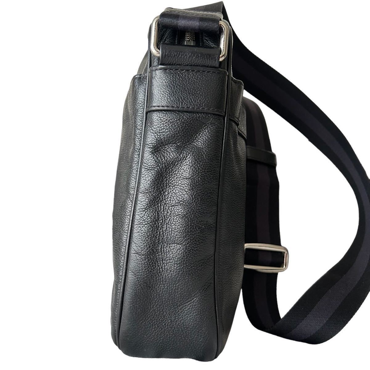 こだわりの逸品】コーチ COACH ショルダーバッグ レザー ブラック