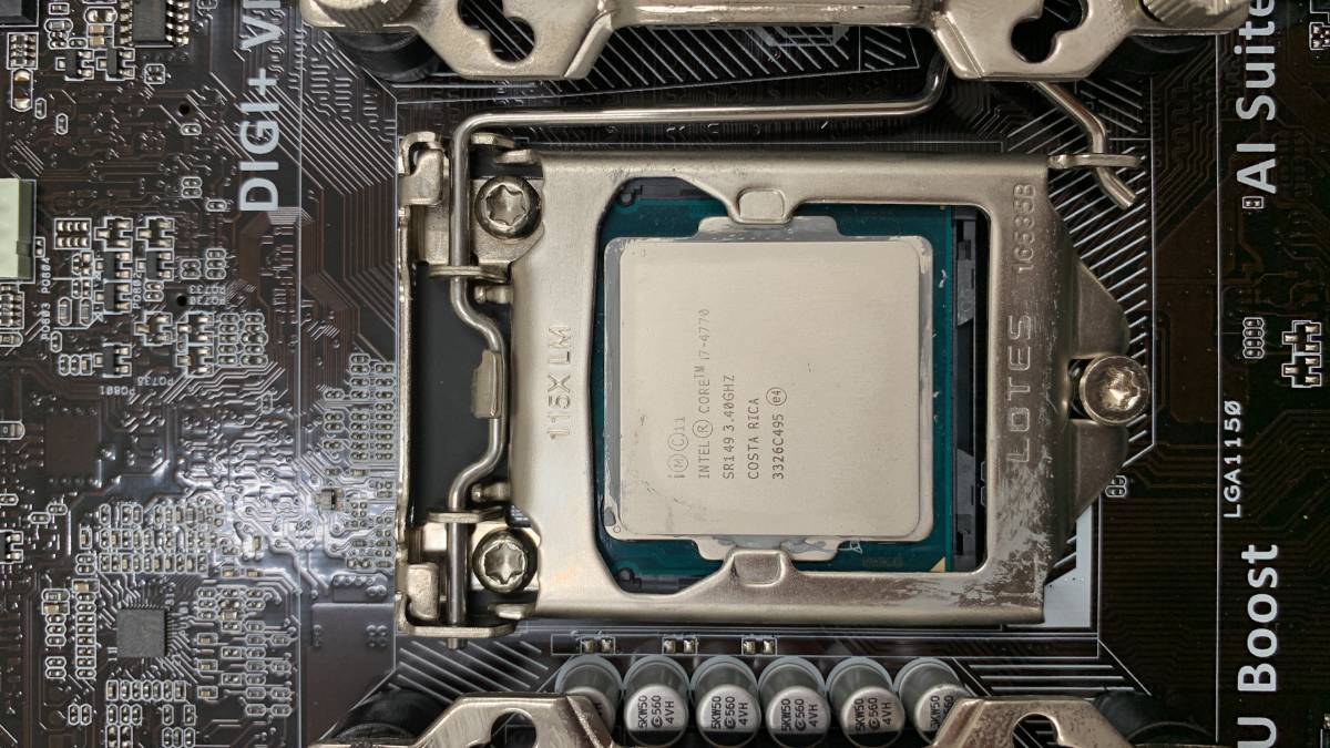 高性能マザーボード CPU・冷却ファン・メモリー付き